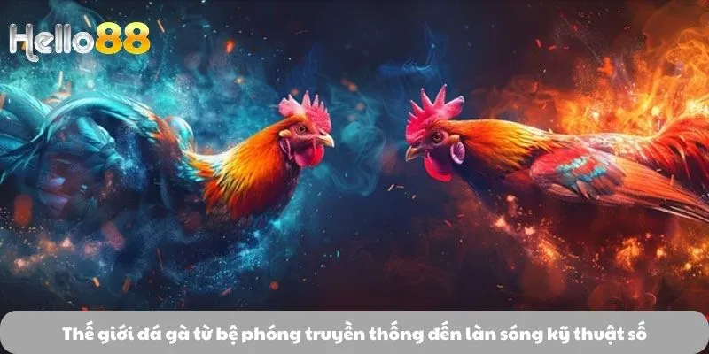 Đá Gà 1 Thế giới đá gà từ bệ phóng truyền thống đến làn sóng kỹ thuật số